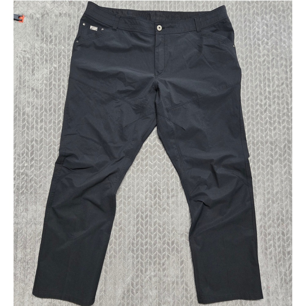 Kuhl Silencr Pants Mens 42x32 Black Raven Ripstop Stretch Hiking Trousers 5166